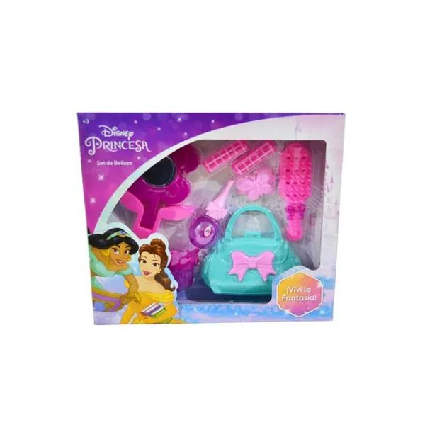 Set de belleza princesas 8pzs en caja 25x21.5 cm