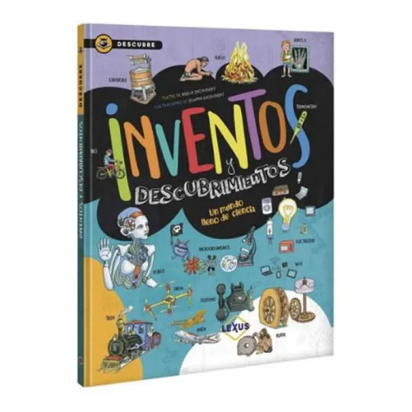 Descubre inventos y descubrimientos tapa dura/24x33 cm/46 páginas