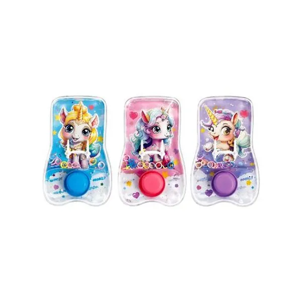 Juego de agua emboque unicornio 6.5x11 cm en bolsa x1 modelos surtidos