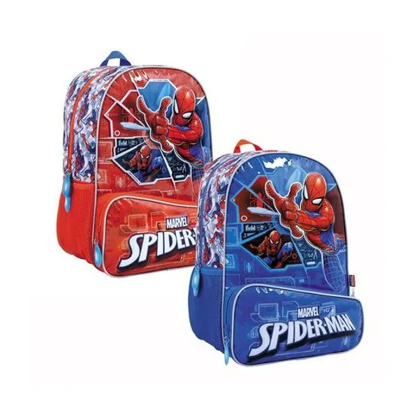 Mochila 16" espalda Spiderman tech wabro