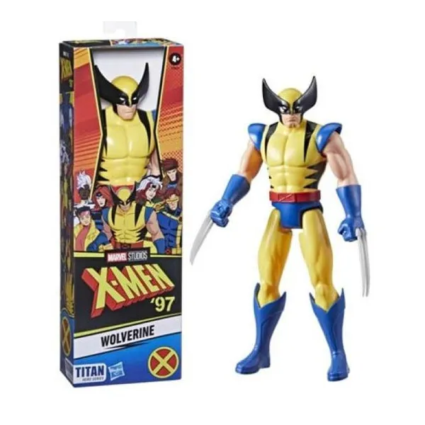 Hasbro Marvel xmen '97 - figura 29 cm articulado - titan hero series wolverine
