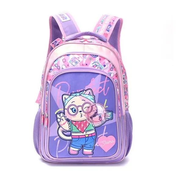 Mochila 18" espalda con llavero pets Skora