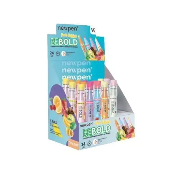 Resaltadores perfumados newpen fruit display x24 unid.surtido