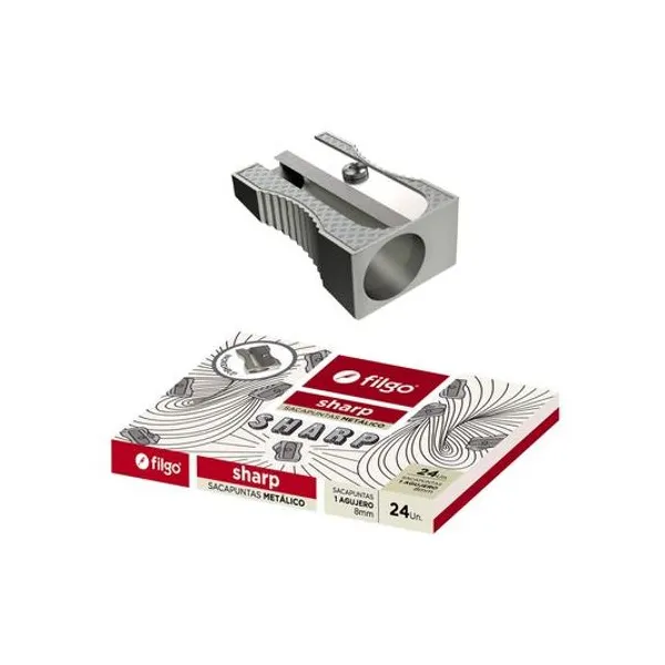 Sacapuntas metálico sharp caja x24 Filgo - shsharp