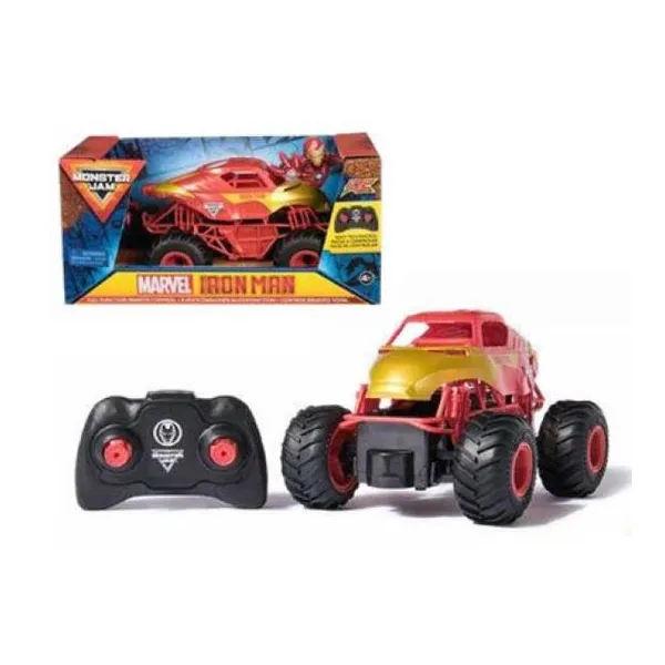 Monster jam rc -iron man - vehiculo full function a escala 1:24.
