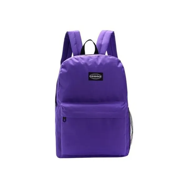 Mochila 17" espalda lisa violeta goodpak