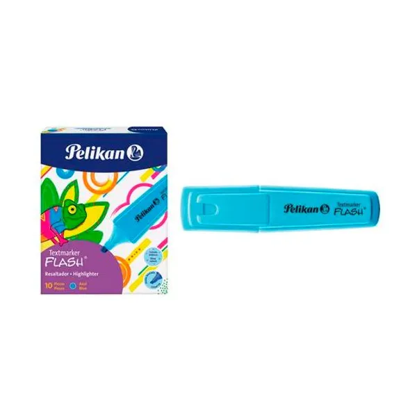 Resaltador flash caja x10 Pelikan