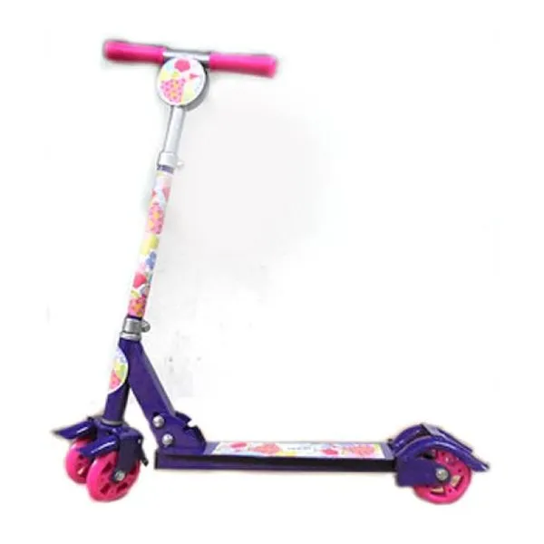 Scooter 4 rdas. plegable, altura regulable, manubrio acrobacia
