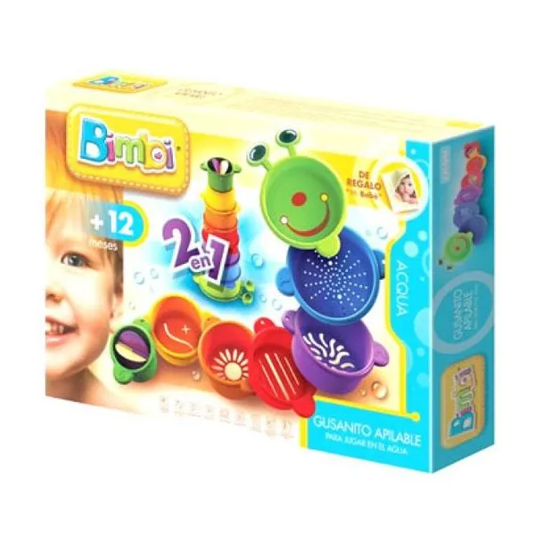Bimbi gusano apilable 2 en 1