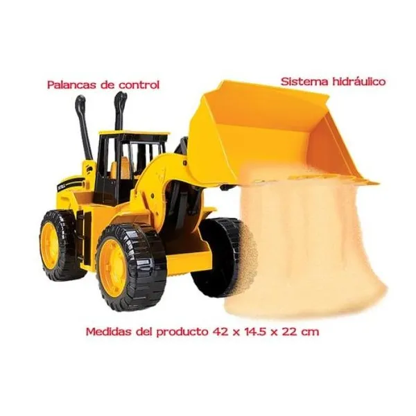 Cargadora still posee dos palancas para mover la pala