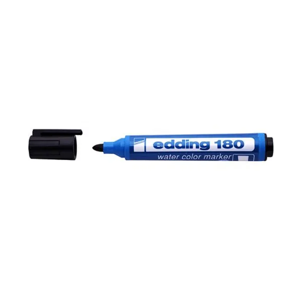 Marcador Edding e 180 al agua para red. negro