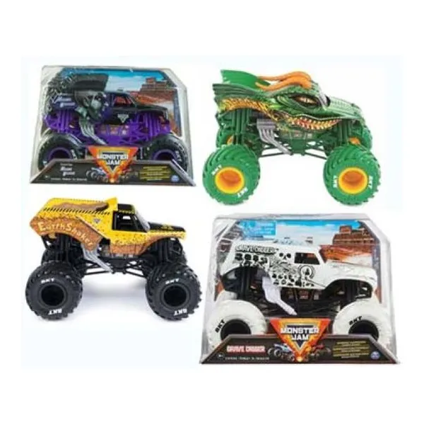 Monster jam vehiculo die cast a escala 1:24, surtido de modelos