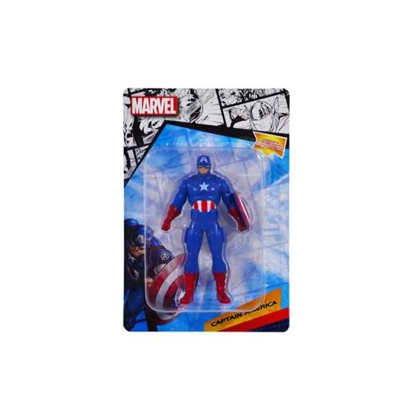 Muñeco articulado capitan América 9.5 cm blister 11x16 53