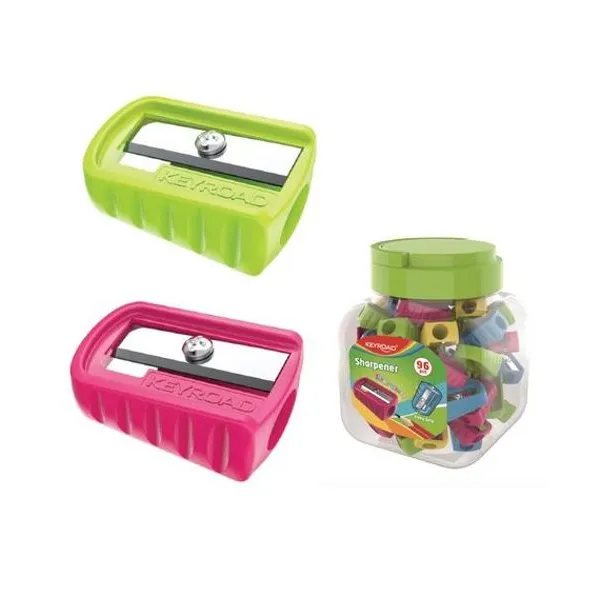 Sacapunta plástico slim triangular pote x96 Keyroad