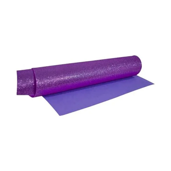 Goma eva super glitter 1.5 mm 40x60 cm violeta x10 asb