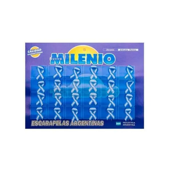 Escarapela lazo simple n.° 106 x24 unidades milenio