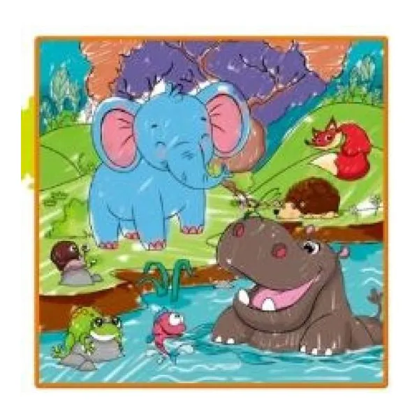 Set de dibujo mágico animales