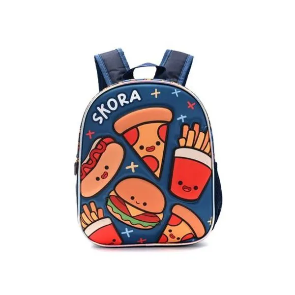 Mochila 12" espalda petit fast food Skora