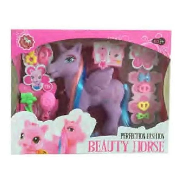 Pony con accesorios 26x21x7 cm