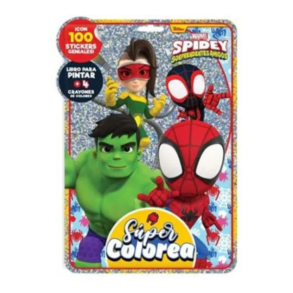 Spidey & friends súper colorea