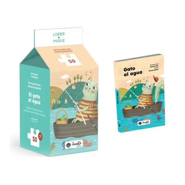 Gato al agua
