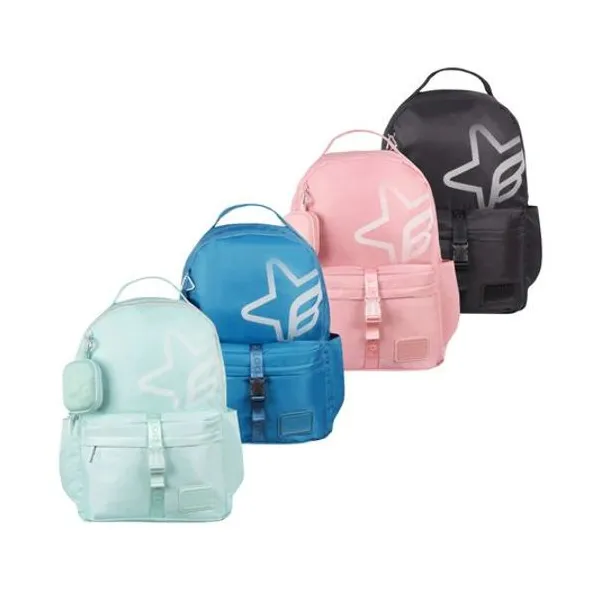 Mochila 17" espalda essential x unidad colores surtidos footy