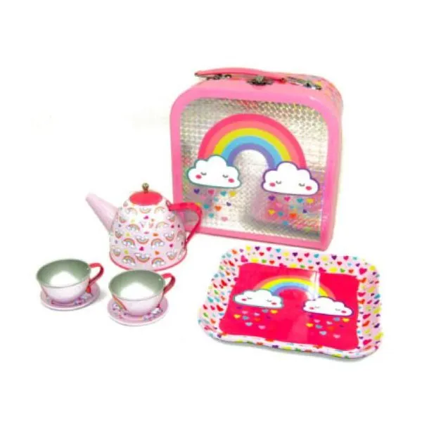 Juego de te 7 piezas arcoiris