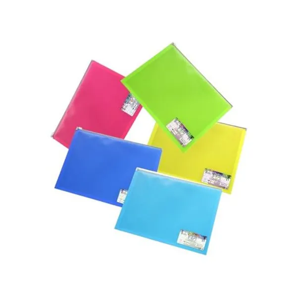 Sobre con cierre zipper a5 x1 colores surtidos