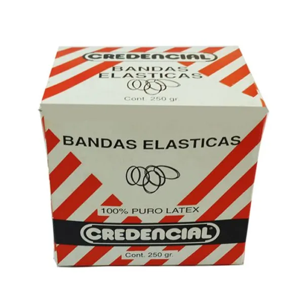 Bandas elasticas credencial x250 grsstandar finas