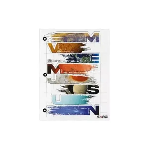 Carpeta con cordon Mooving n.° 3 cartone discovery