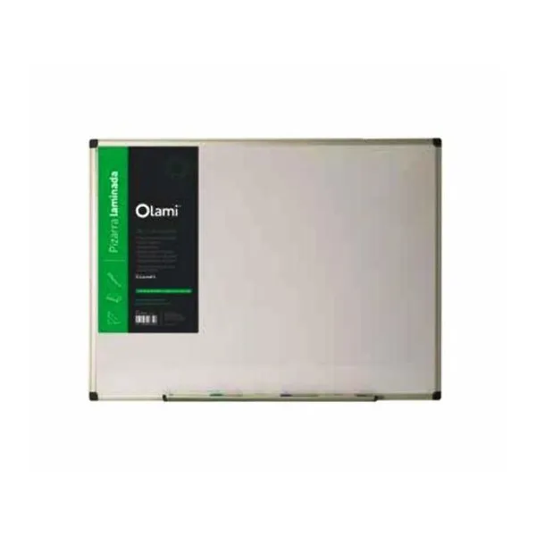 Pizarra blanca laminada 90x120 cm olami