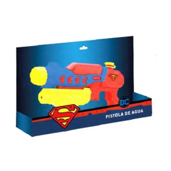 Pistola de agua superman (en caja) 30 x16 x5 cm
