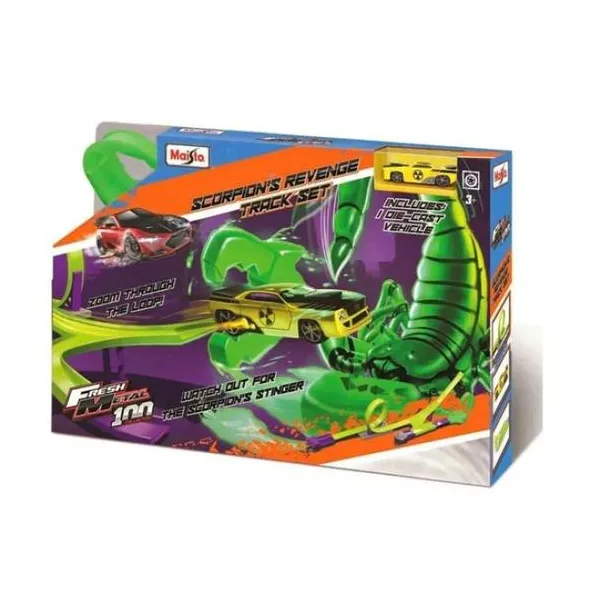 Maisto pistas fm 100 scorpion revenge track set 12554