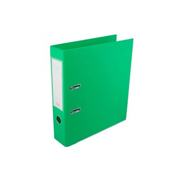 Bibliorato forrado pvc oficio verde l/ancho 75 mm