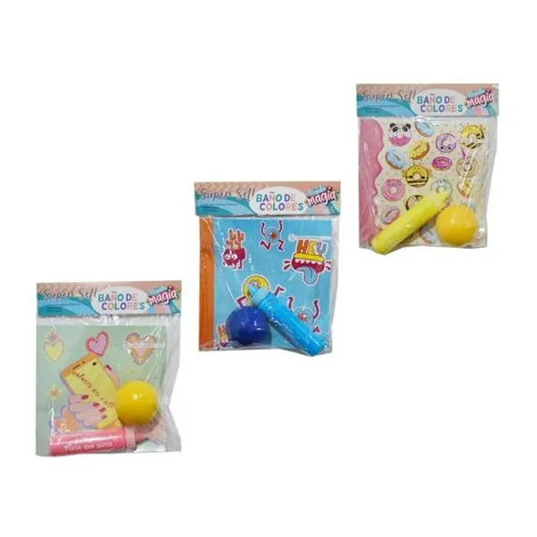Set baño de colores libro/jabon y pelota mix ry