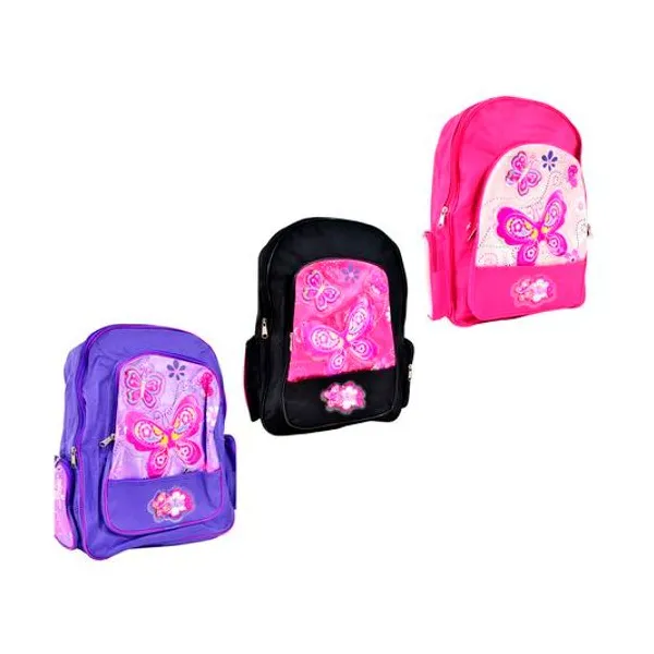 Mochila 17" espalda x1 surtido Trendy