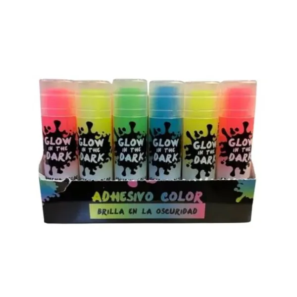 Adhesivo en barra Sifap glow in the dark exhib.x 24 unid.