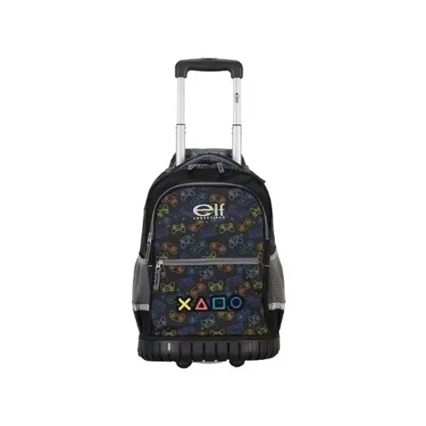 Mochila con carro 18" elf n.° 6458b joystick negra