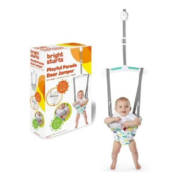 Bright starts door jumper playful parade (peso máx 12 kg)