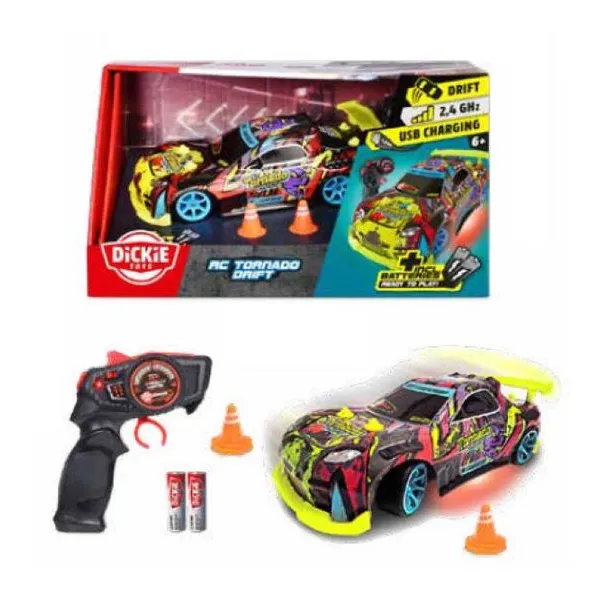 Dickie toys tornado- radio control drift car rtr