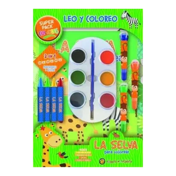 La selva para colorear