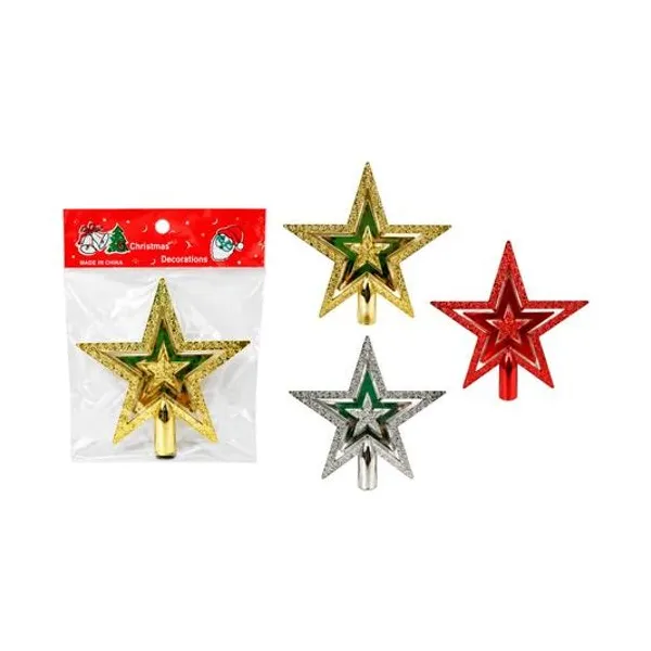 Puntal estrella calada 10 cm x1 colores surtidos
