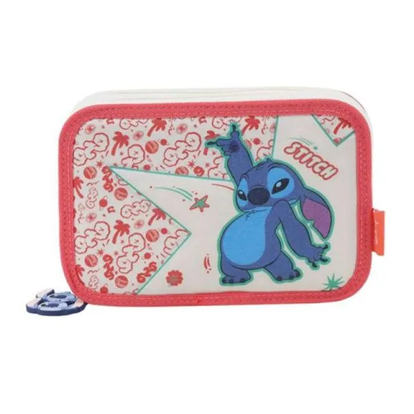 Cartuchera 2 divisiones Disney Stitch