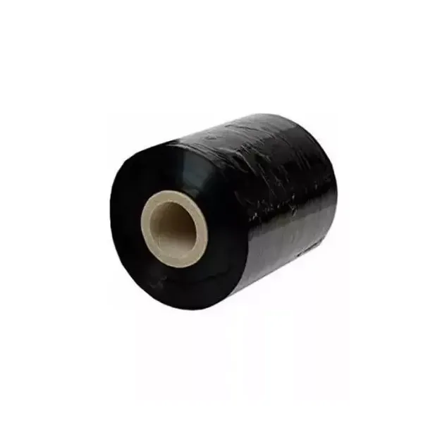 Bobina film stretch manual negro 10 cmx 200 mts500 grscono chico