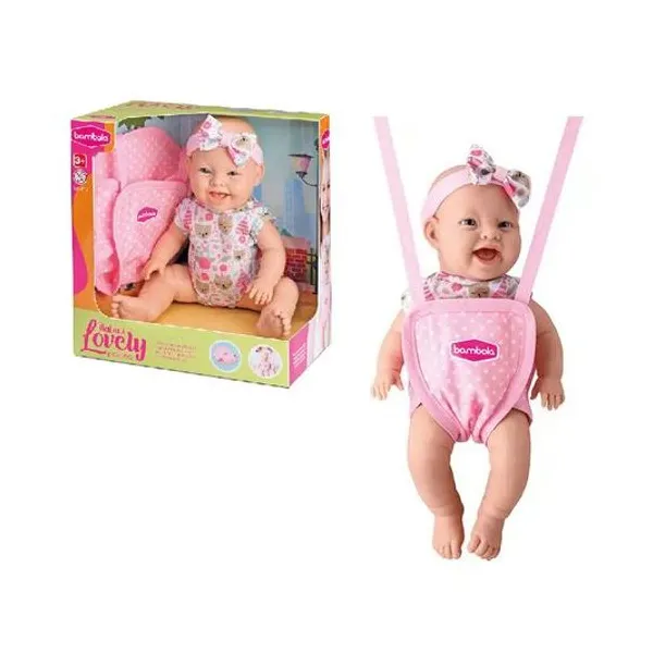 Bebé lovely de paseo con acc 34 cm en caja 26x26x17 cm
