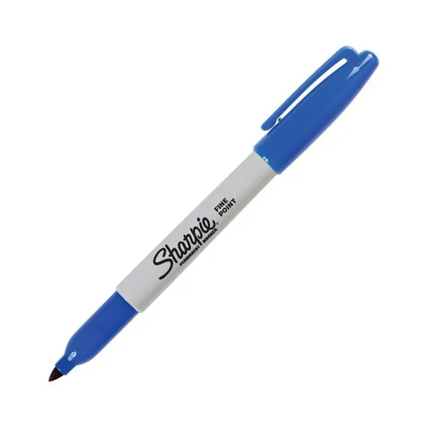 Marcador Sharpie fine perm.azul