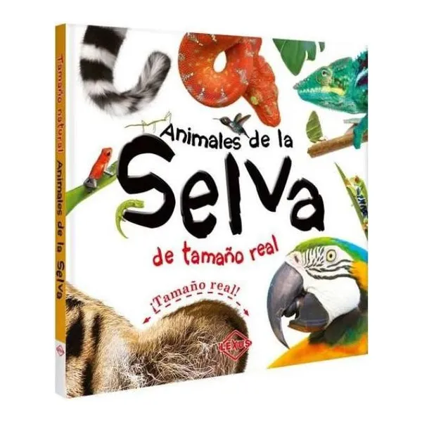 Libro animales selva 25 25 cm
