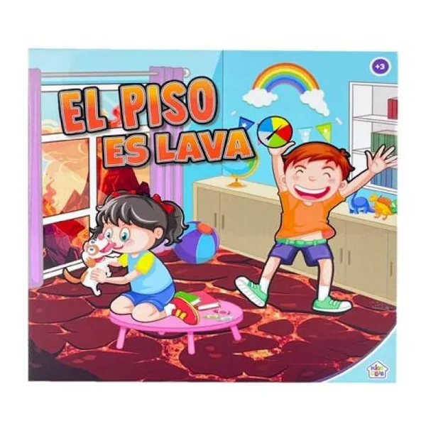 Juego el piso es lava 27x27x7 cm