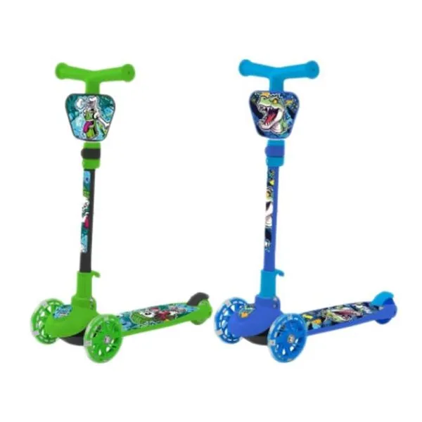 Monopatin nene plegable dino street 74 51 13 cm (hasta 35 kg)