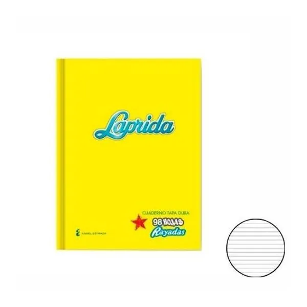 Cuaderno 16x21 rayado 98h tradicional Laprida